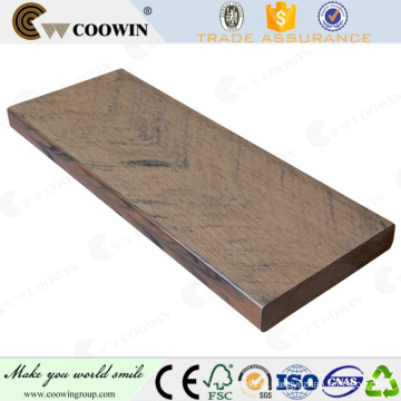Outdoor corrosion resistant treated timber deck